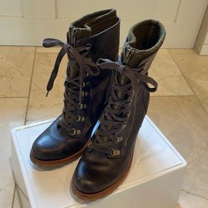 UGG lace up women's brown boot, size 8.5